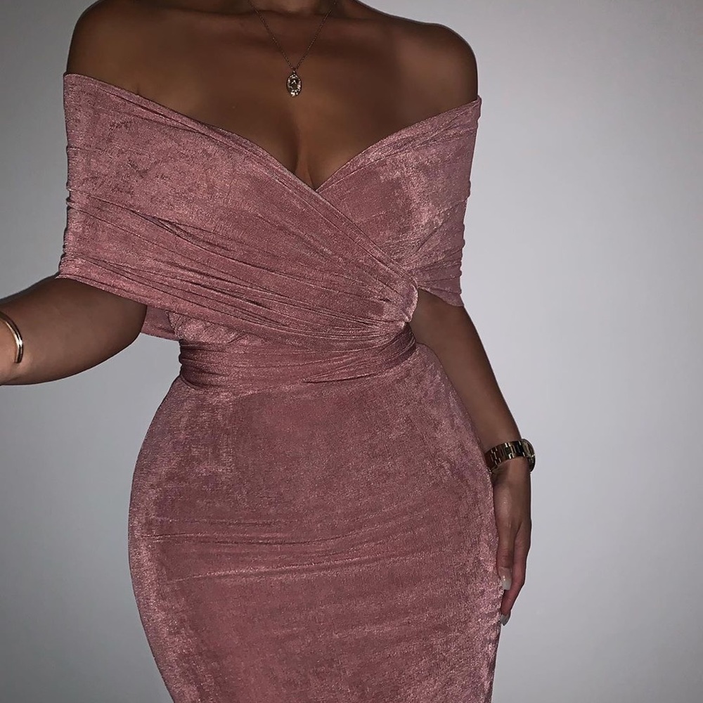 JLUXLABEL Wrap midi dress